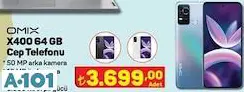 OMİX X400 64 GB CEP TELEFONU OMİX X400 64 GB CEP TELEFONU